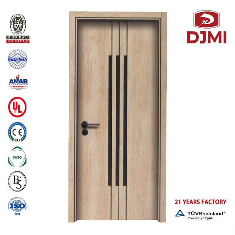 Tanie Made in China Mdf Drzwi ze Szklanej Doorskin Dostosowane Wysokiej jakości Spraw Wewnętrznych Drewniane drzwi mody popularne Ustawienia Leaf Mdf Melamine