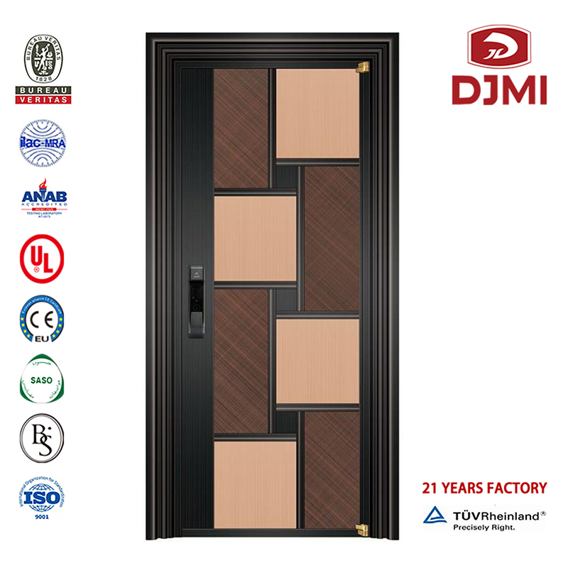 Wood Security Steel Door Butler Lock Armoured Doors China Factory Steel Wood Armour Doors Home Security Front European Style Armoured Door Wysoka jakość Hot Mother And Son Exterior Metal Steel Security Door