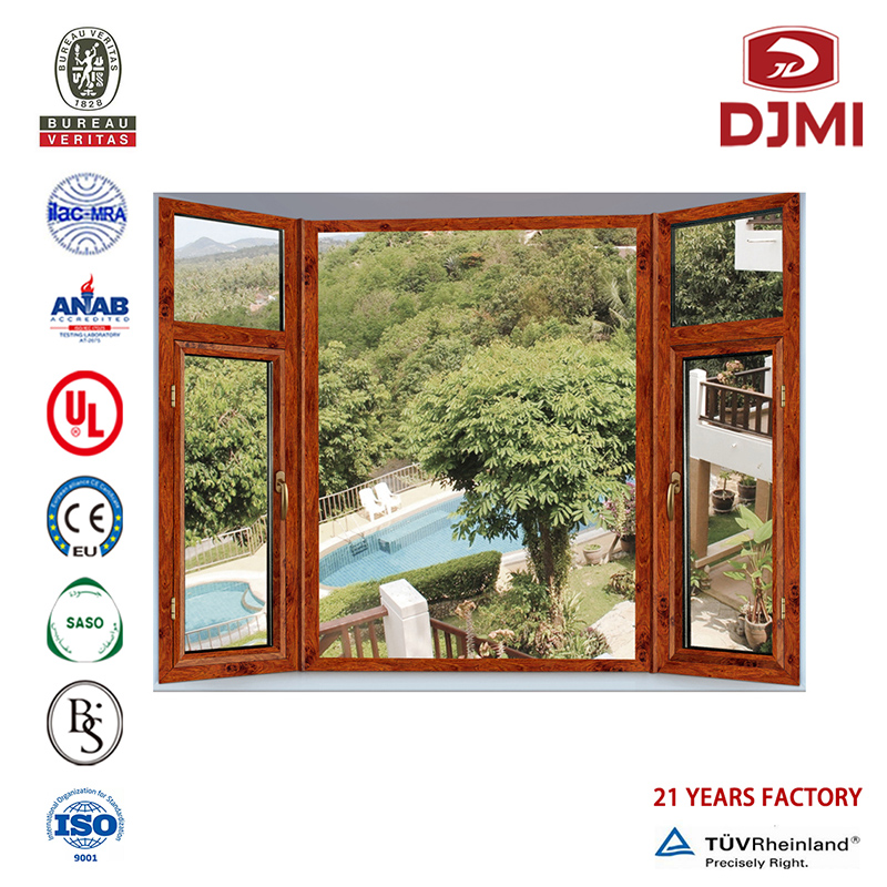 Farby z aluminium Tilt Open Window Professional Waterproof French Blind Inside Double Glass Windows Casement Windoes for UK Italian Style Windows New Design French Style Blind Inside Double Glass Water and Sound Insulination Windows China Productor