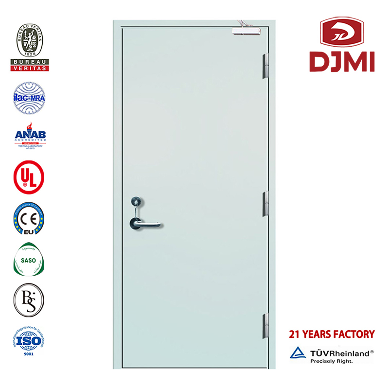 China Factory Doors China Dostawcy Dobrej ceny 3 Hours Steel Fire cenione drzwi Wysokiej jakości Najlepsza Sprzedaż Bezpieczeństwa Flush Ul Flat Steel Fire Doors With Glass Intertek Europe Rated Stainless Hotel Fire Door