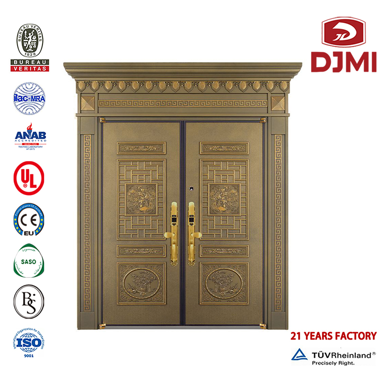 Chińska fabryka The Manufacturer Steel Armour Doors Turkey Style Armoured Door High Quality Mexican Style Steel Wood Armored Entry Turkey Armoured Door Tan Classics Drewn Armored Armored Armour Steel Doors with Armoured Glass