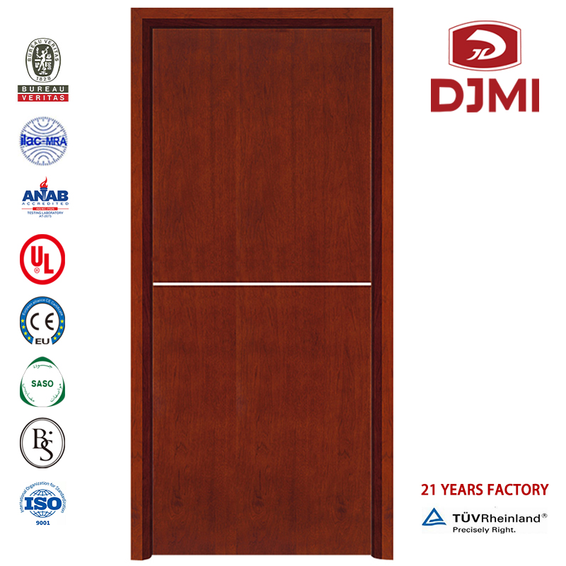 Chińskie Factory Flat Safety Design Door for Proof Fire Rated Apartment Doors High Quality Main Safety Wood Fire Design Solid Timber Doors New Settings Ul Listed Frame and Leaf Resisent Wood Doors