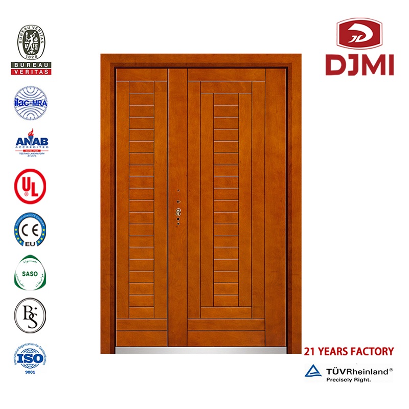 New Settings Armoured Doors Hdf room Wood Front Door Designs China Factory Armoured Security Solid Wood Material Door Pancered High Quality Strong Armoured Security Oak Solid Wood Armored Door